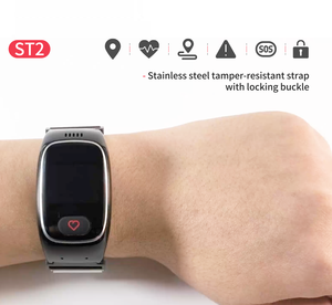 นาฬิกาอัจฉริยะ Traxbean ST2 4G GPS พร้อมซอฟต์แวร์ติดตามด้วย AI ปุ่ม SOS ตรวจวัดอัตราการเต้นของหัวใจและอุณหภูมิ สำหรับผู้สูงอายุ ใช้สำหรับออกกำลังกาย - Product Image 3