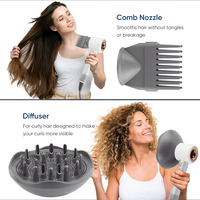 Sèche-cheveux professionnel de salon avec logo personnalisé, ionique, pour salons de coiffure
