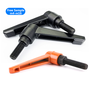 <strong>Black</strong> Orange Indexing Clamping Lever Adjustable Alloy Female Handle Adjustable Handle Clamp Lever M6 M8 M10 M12 M16 M4 M5 - Product Image 1
