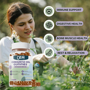 Gomitas de Aceite de Orégano OEM con Aceite de Semilla Negra, Suplementos de Aceite de Orégano con Saúco, Hoja de Olivo, Zinc, Vitamina D3 y Vitamina E - Product Image 6