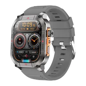 HK84 GPS <span class=keywords><strong>Reloj</strong></span> inteligente para exteriores Pantalla AMOLED con 3ATM Linterna LED resistente al agua Estilo <span class=keywords><strong>deportivo</strong></span> <span class=keywords><strong>Smartwatch</strong></span> para hombres Resistencia a los golpes - Product Image 5