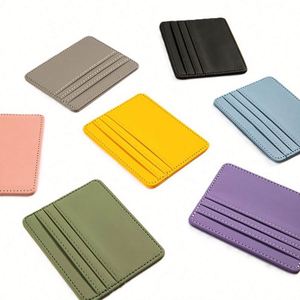 Wholesale Custom Logo PU Leather Business Card <b>Holder</b> | Multi-Card <b>ID</b> & Credit Card <b>Holder</b> - Product Image 2
