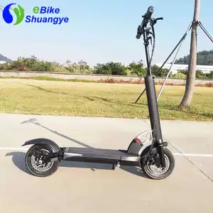 电动摩托车踏板车10英寸电动踏板车价格中国2轮48v 500w 750w折叠escooter自行车