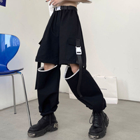 Pantalon Cargo décontracté à fermeture éclair pour femme