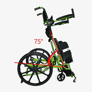 <span class=keywords><strong>Fauteuil</strong></span> <span class=keywords><strong>roulant</strong></span> <span class=keywords><strong>semi</strong></span>-électrique à dossier haut pour personnes à mobilité réduite, avec fonction de levage motorisée - Product Image 1