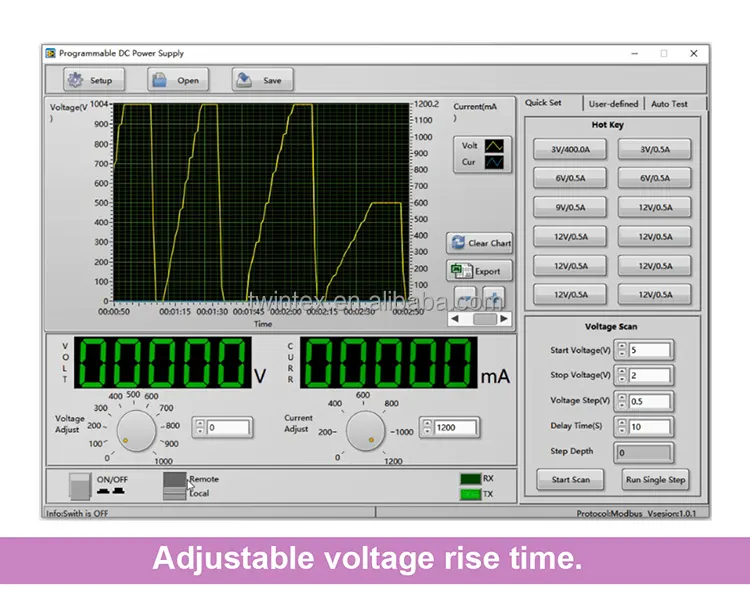 Programmeerbare High Power 5kW Ac Naar Dc 20V 30V 60V 100V 50A / 200V 25A / 500V 10A 5000W Laboratorium Dc Voeding 600V 400V 300V