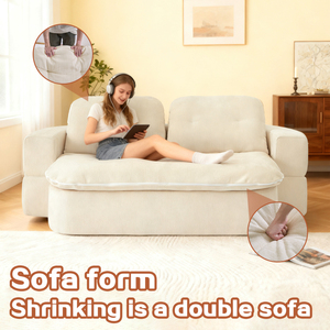 Productos Más Vendidos <span class=keywords><strong>2026</strong></span> Sofá Cama Extraíble de Tela Tamaño Individual Comprimido para Sala de Estar, Stock en EE. UU. - Product Image 2