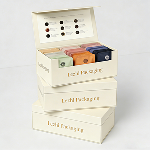 Caja <span class=keywords><strong>de</strong></span> Té Portátil <span class=keywords><strong>de</strong></span> Lujo al por Mayor, Caja <span class=keywords><strong>de</strong></span> Cartón para Empacar Bolsitas <span class=keywords><strong>de</strong></span> Té, Empaque <span class=keywords><strong>de</strong></span> Té con Diseño Personalizado - Product Image 1