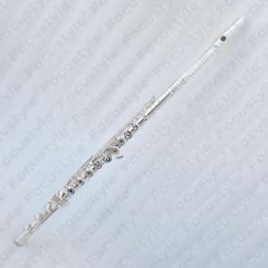 Flauta de estilo francés hecha a mano chapada en plata personalizada de buena calidad FOCUS con estuche - Product Image 1