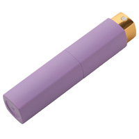 Flacon de parfum vide portable luxueux de 10 ml, carré, rotatif, rétractable, en verre sérigraphié, anti-fuite