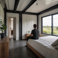 Maison conteneur préfabriquée modulaire extensible de 40 pieds, adaptée aux animaux de compagnie, pour hôtel, villa, complexe hôtelier, personnalisable DDP