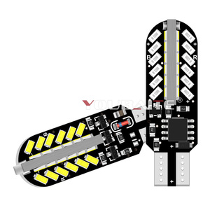 ไฟแฟลช T10 W5W พร้อมลำแสงที่ไหลได้ไฟ LED T10 3014 48smd ไฟวิ่ง RGB LED ไฟกะพริบ LED รุ่นใหม่ล่าสุด - Product Image 3