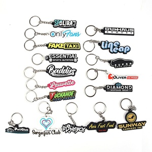 Diseño Personalizado Regalos Promocionales Animal de Dibujos Animados 2D 3D PVC Suave Llavero de Goma Llaves de Silicona Regalos de Recuerdo Llaveros - Product Image 6