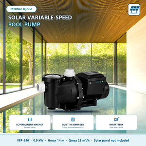 <span class=keywords><strong>Pompe</strong></span> de <span class=keywords><strong>piscine</strong></span> solaire 1 CV 0,9 kW à haut débit, hauteur de refoulement 14 m, contrôleur solaire, économie d'énergie pour système de circulation d'eau - Product Image 1