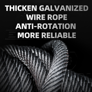 Mini Electric Winch Construction <span class=keywords><strong>Hoist</strong></span> Kapasitas Angkut <span class=keywords><strong>100kg</strong></span> Tinggi Angkat 25M <span class=keywords><strong>Portable</strong></span> Kabel Sling Baja Logam Motor 1KW Baru - Product Image 6