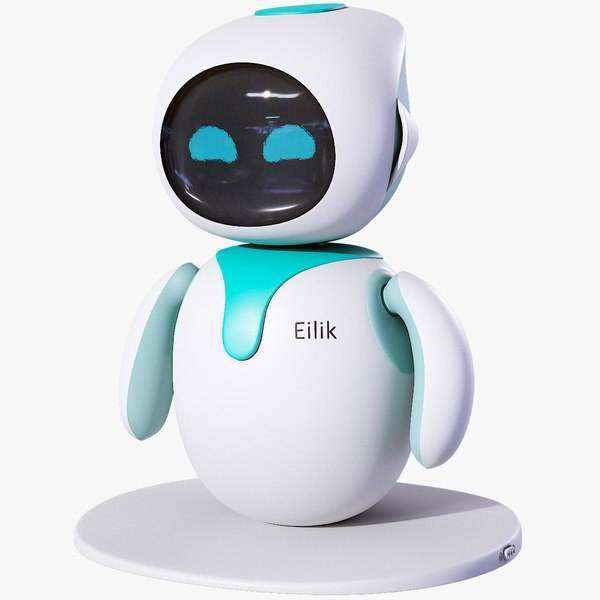 Cute Smart Plastic Companion Toy Robot Pet-AI Interactive Emotional Companion for Family Birthday Gift Without Filling