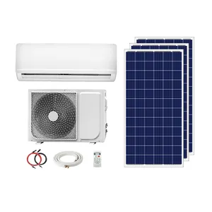 Ar condicionado solar 12000btu, china famosa marca 12000btu híbrido divisão pendurar solar alimentado por unidades ac condicionador de ar