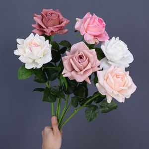 <span class=keywords><strong>Fleur</strong></span> en soie réaliste Mary <span class=keywords><strong>Rose</strong></span> artificielle faite à la main exquise pour l'élégance éternelle livraison rapide - Product Image 5