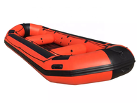 BALSA DE PESCA flotante, bote salvavidas inflable de rescate, suelo de puntada de caída, 2023