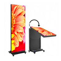 Affiche LED P2 à louer, design double pliage, emballée dans un flight case 2-en-1, livraison rapide depuis Las Vegas, USA