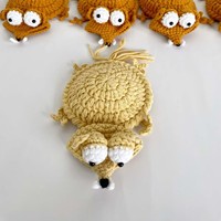 Großhandel Handgefertigte Häkel-Tieruntersetzer: Niedliche Eichhörnchen-, Schildkröten-, Frosch-Amigurumi-Tischsets, Ästhetische Wärmeisolierende Tischmatten