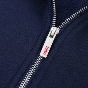 <span class=keywords><strong>Sweat</strong></span>-shirts à capuche pour hommes de haute qualité, personnalisés, en coton, brodés, décontractés, fabriqués par des designers, lourds, à fermeture éclair - Product Image 4