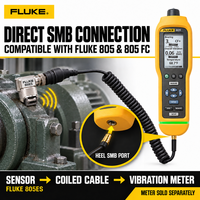   Sonde de vibration industrielle 805ES, protection IP66, mesure sur 1 an pour la maintenance des équipements industriels