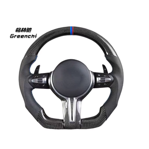 Pour BMW M3 M4 véritable carbone <span class=keywords><strong>F1</strong></span> Style volant palette manette de vitesse usine mise à niveau de course personnalisée - Product Image 1