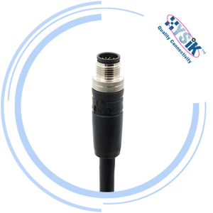 ชุดสายเคเบิล M12 แบบ 17 พิน ตัวผู้ ตัวเมีย แบบมีฉนวนป้องกัน สายสัญญาณ A-Code - Product Image 3