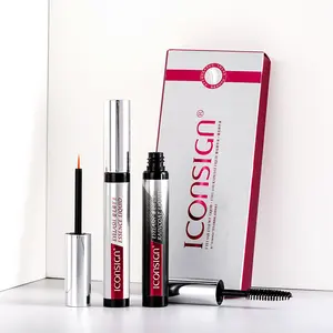 Iconsign Wimper Regenjas Wimper Serum 2 In 1 Custom Logo Diy Lash 'S Nachts Kit Lash Extension Coating Serum