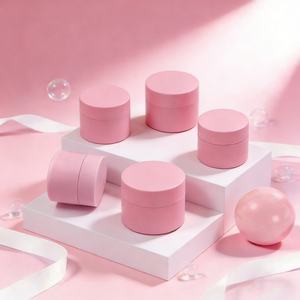 Envases Cosméticos Reciclados de PP, Pequeños, de 5g, 15g, 30g, 50g, Frascos de Plástico Rosa Mate para Muestras de Crema Facial - Product Image 1