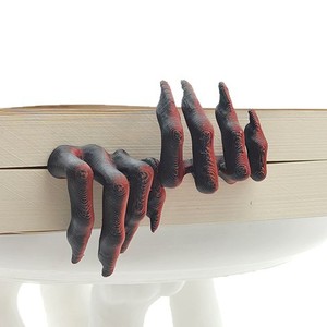 Marque-page créatif 3D Main du Diable en résine, Cadeau de papeterie, Ornement de bibliothèque, Griffe de démon - Product Image 3