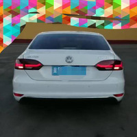Feu arrière LED avec clignotant séquentiel rouge ABS pour VW Vento/Atlantic/Sagitar Jetta Mk6 2011-2014