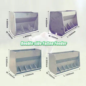 Pig Feeder Stainless Steel Pig Feeding Trough For Farm