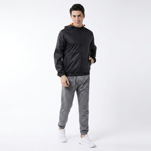 New Arrival Waterproof Windbreaker Hooded <b>Jacket</b> Front Design Adjustable <b>Long</b> Sleeves Custom Print-Best Price <b>Men's</b> Autumn - Product Image 1