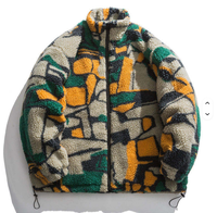 Veste en polaire personnalisée, sweat à capuche tendance avec fermeture éclair, pour femmes et hommes, vestes en sherpa, jacquard