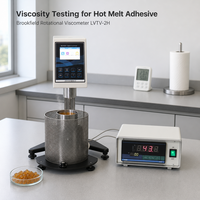 Viscosimètre Brookfield de laboratoire à haute viscosité 20-80 M Pa.s, testeur de viscosité numérique, four à 300°C, RS232, adhésif thermofusible