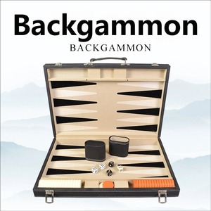 Set di Backgammon Pieghevole Artigianale ad Alta Compatibilità, Layout Classico, Intrattenimento Domestico, Regali per le Feste, Collezioni per Amanti dei Giochi - Product Image 2