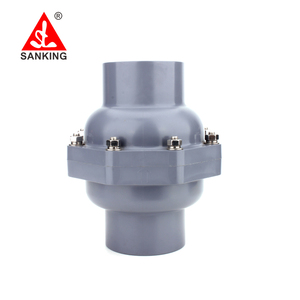 Sanking CPVC 75-160Mm Van Kiểm Tra <span class=keywords><strong>Swing</strong></span> Van PVC Không Trở Lại Van Kiểm Tra <span class=keywords><strong>Swing</strong></span> PN16 Van Kiểm Tra Nội Tuyến - Product Image 1
