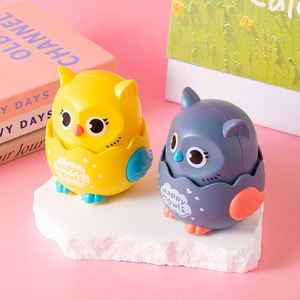 Coche de juguete de plástico con forma de dibujos animados de búho para niños, premio para jardín de infancia - Product Image 1