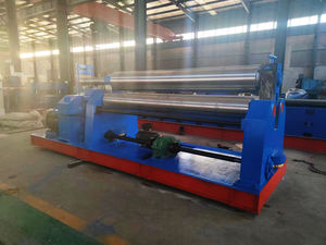 Machine à rouler les plaques <span class=keywords><strong>hydraulique</strong></span> à 3 rouleaux robuste et abordable, personnalisable, symétrique - Product Image 2