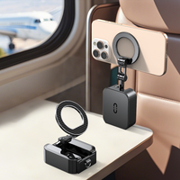 Support de téléphone magnétique universel en aluminium avec rotation à 360° pour tableau de bord de voiture et utilisation sur bureau, compatible avec