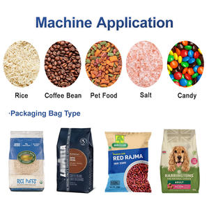 Machine d'emballage verticale automatique pour aliments surgelés en gros sacs, frites, boulettes de viande, ailes de poulet, machine de pesage et d'emballage de viande - Product Image 2