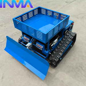 เครื่องตัดหญ้าแบบรีโมทคอนโทรล 2 in 1 พร้อมที่ไถหิมะและชั้นวางขนาดใหญ่ สำหรับทุกสภาพพื้นผิว รองรับ OEM IN-HL550mm IN - Product Image 2