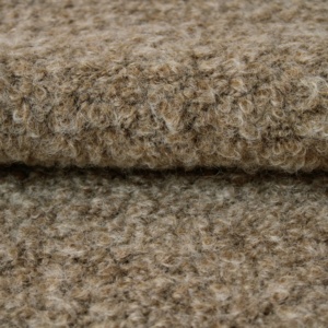 Vendeur chaud de haute qualité Super doux confortable Textile usine jolie Maillard Brown Style 42% laine 550GSM Boucle polaire Fabrbic - Product Image 4
