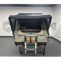 Tente de toit rigide pour voiture tout-terrain SNDN 4x4, toile imperméable, ABS léger, installation facile, tente de toit familiale pour 4 personnes