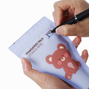 Custom Printing Design Food Grade BPA Free Disposable <strong>Portable</strong> Pre-<strong>sterilised</strong> Leakproof Zipper Milk Powder Storage Bags for Baby - Product Image 5