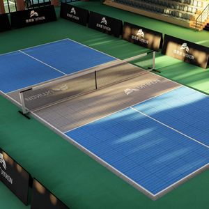 Tấm thảm sàn sân chơi pickleball ngoài trời di động, màu sắc tùy chỉnh, gạch lát sân thể thao cho sân sau - Product Image 1