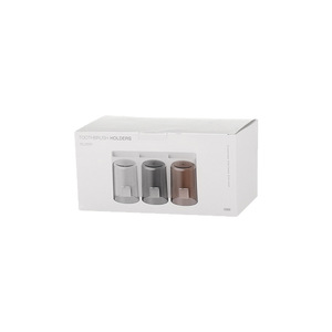 FaSoLa Toothbrush Holder Wall Mounted No Drill Rectangular White Durable Bathroom Use - Product Image 5