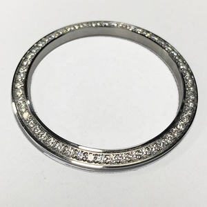 Personalizzato oro argento colore della lunetta misura <span class=keywords><strong>41</strong></span> mm orologi solo taglio rotondo solido lunetta di diamanti del mozambico per orologio RLX - Product Image 5